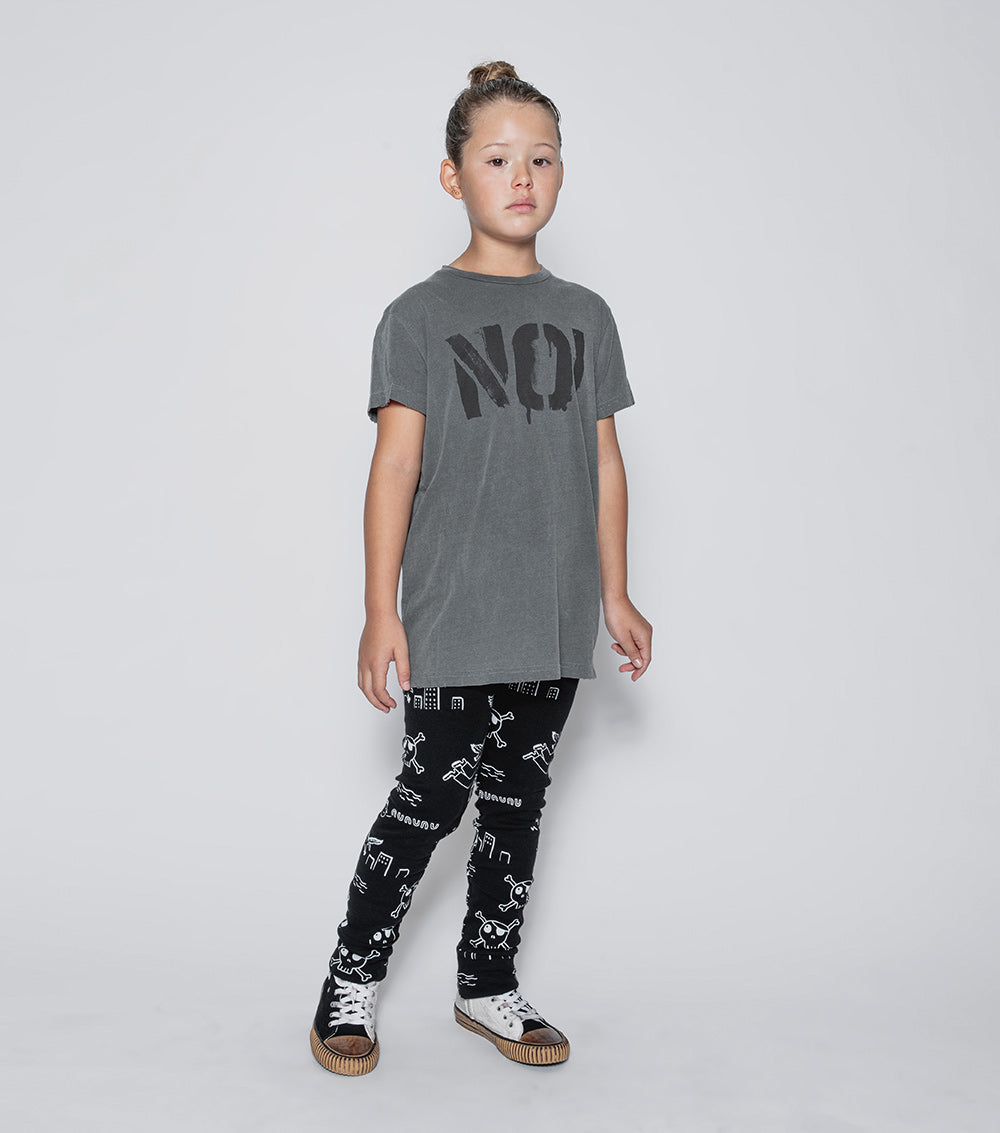 NUNUNU Vintage Grey No! T-Shirt