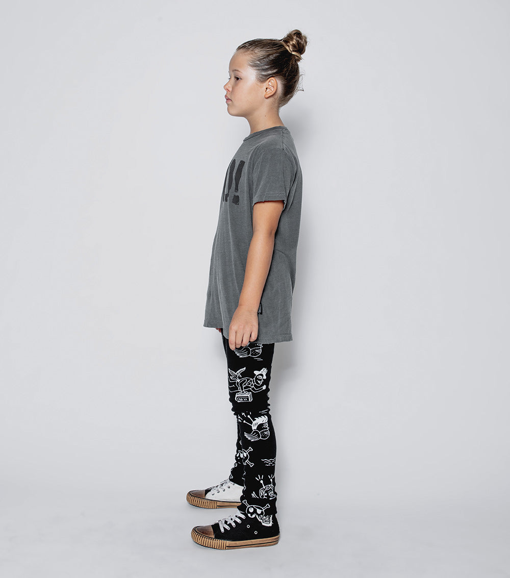 NUNUNU Vintage Grey No! T-Shirt