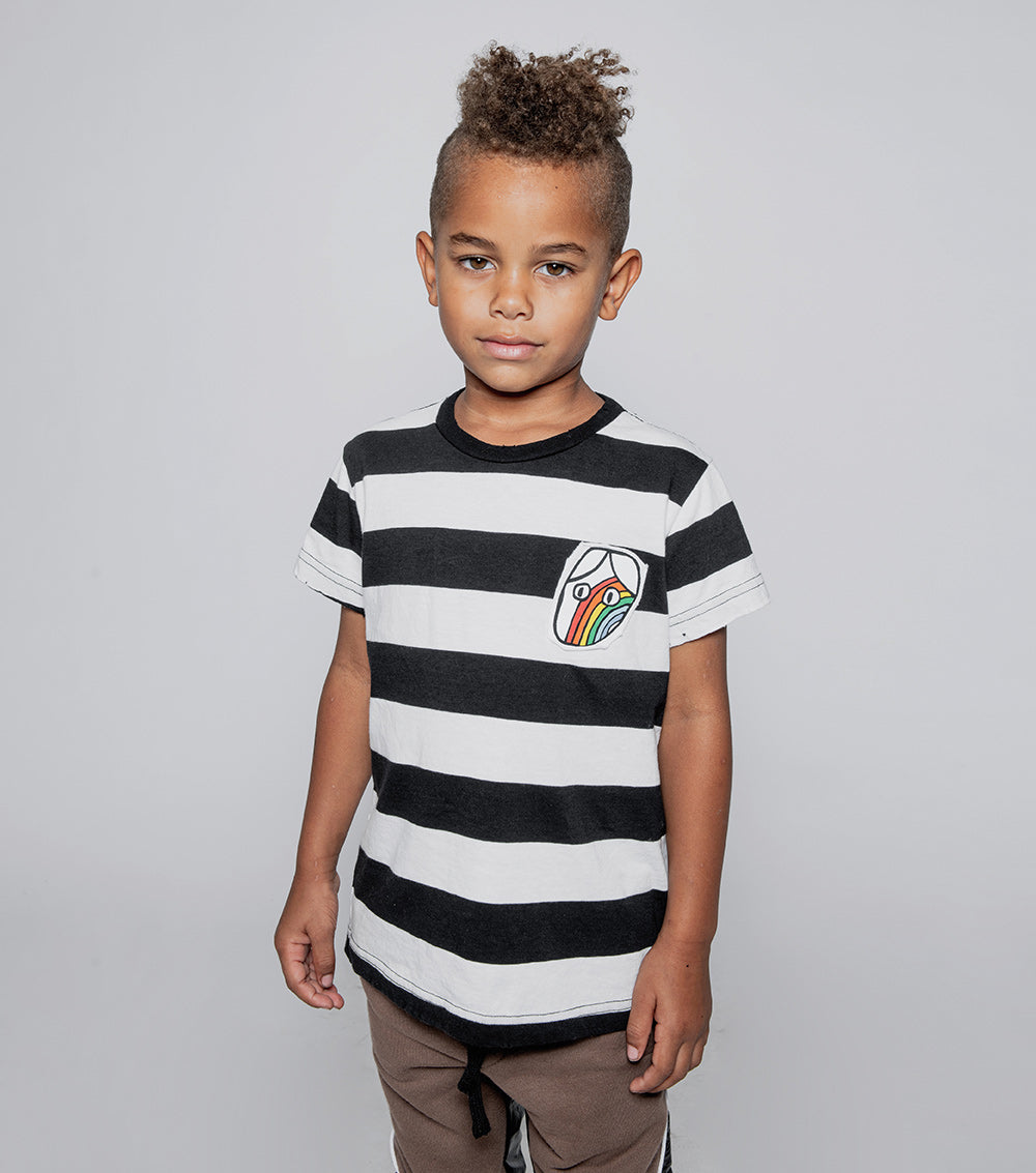 NUNUNU Stripes Stripey T-Shirt