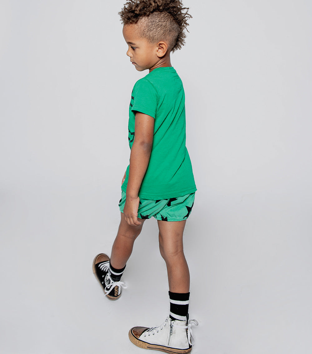 NUNUNU Moss Green Mega Skull T-Shirt