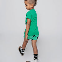 NUNUNU Moss Green Mega Skull T-Shirt