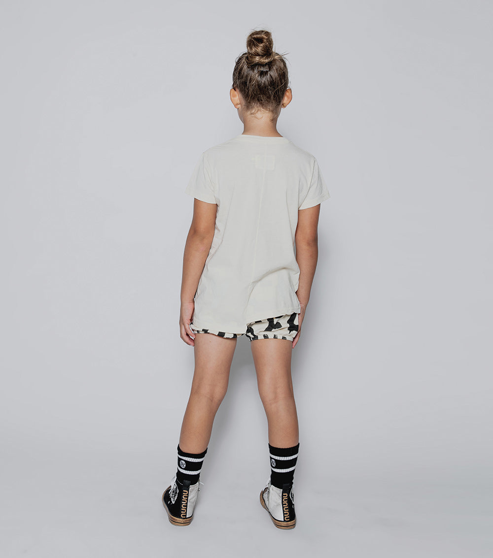 NUNUNU Natural Unbalanced T-Shirt