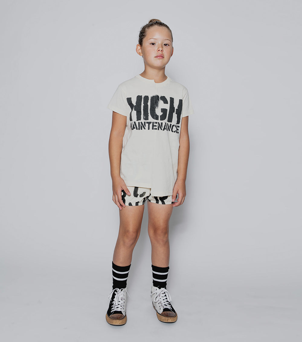 NUNUNU Natural Unbalanced T-Shirt