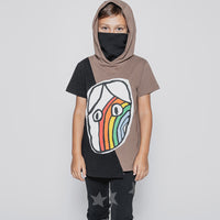 NUNUNU Black/E Brown Rainbow Dude Ninja T-Shirt