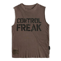 NUNUNU Earth Brown Cf Sleeveless Shirt