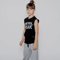 NUNUNU Black Cf Sleeveless Shirt
