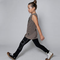 NUNUNU Earth Brown Cf Sleeveless Shirt