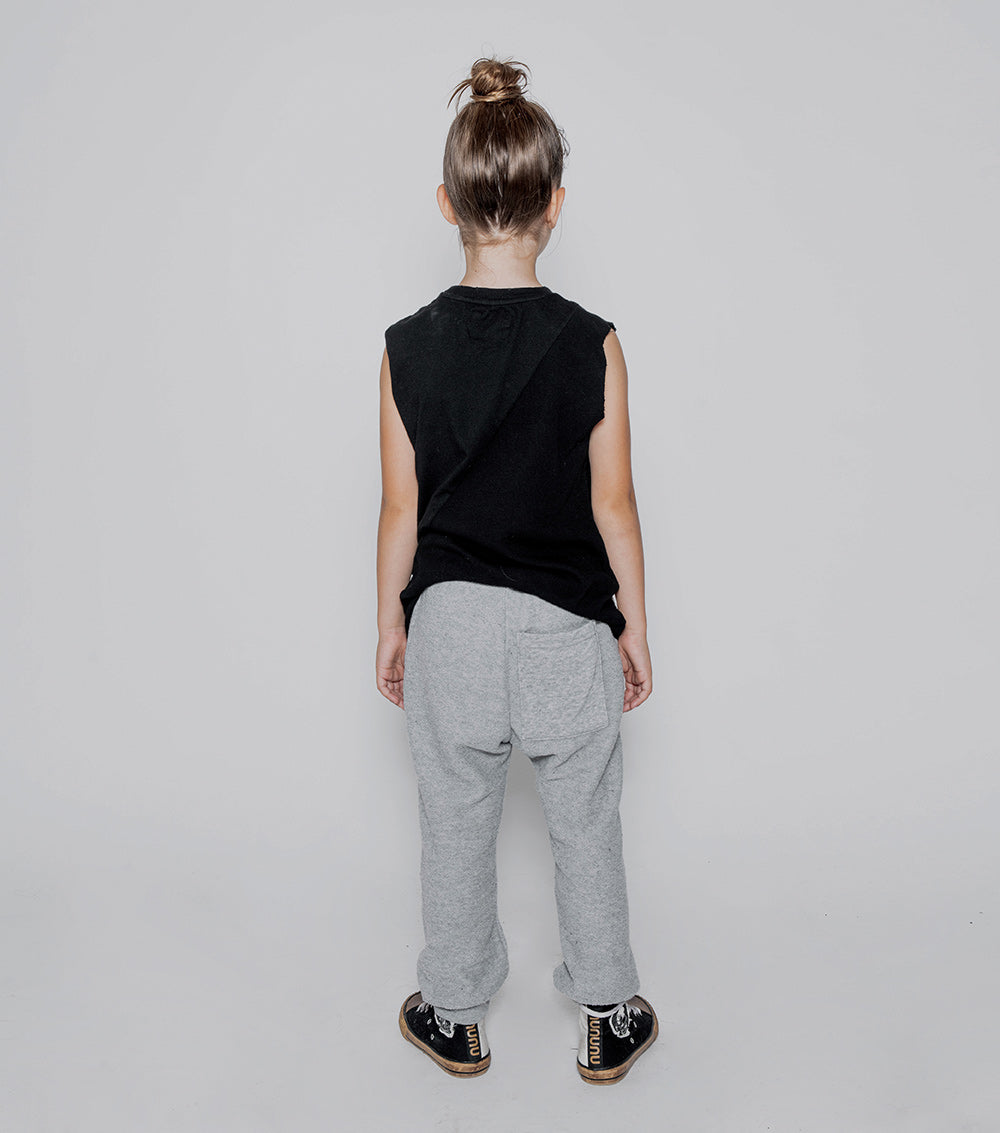 NUNUNU Black Cf Sleeveless Shirt