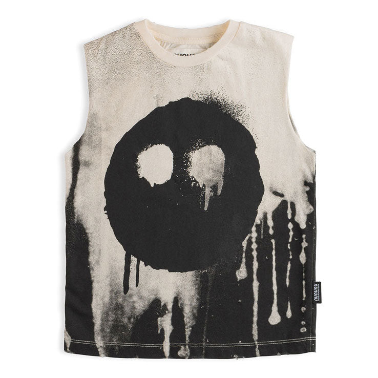 NUNUNU Natural Melting Mask Sleeveless Shirt