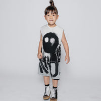 NUNUNU Natural Melting Mask Sleeveless Shirt