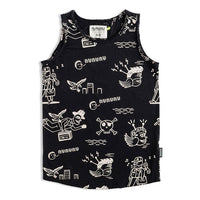 NUNUNU Black En Route Tanktop
