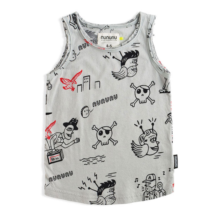 NUNUNU Ice Grey En Route Tanktop