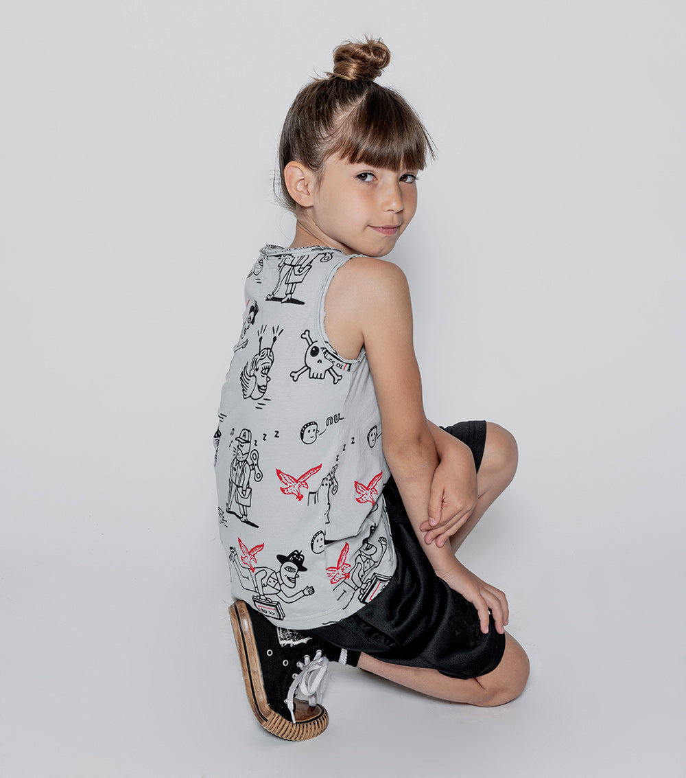 NUNUNU Ice Grey En Route Tanktop