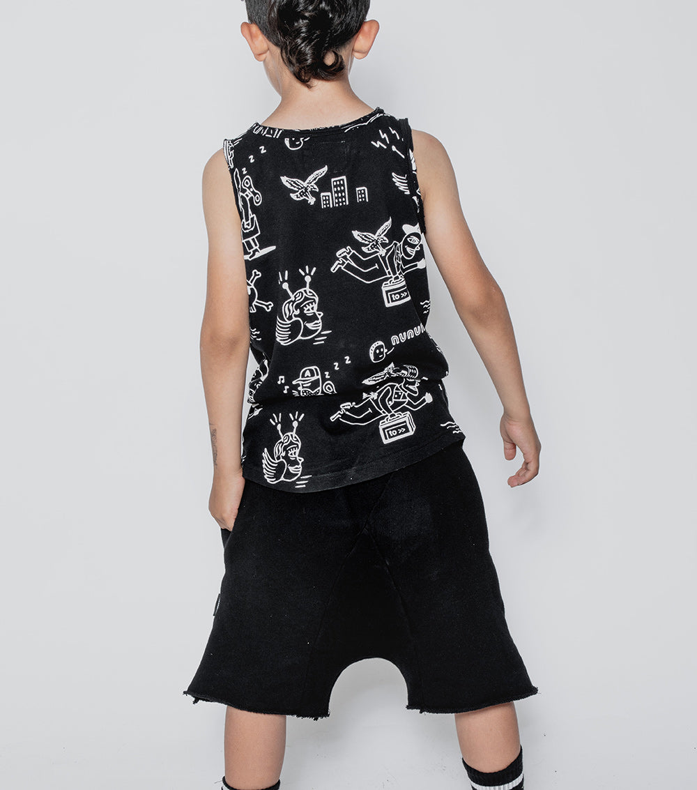 NUNUNU Black En Route Tanktop