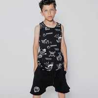 NUNUNU Black En Route Tanktop