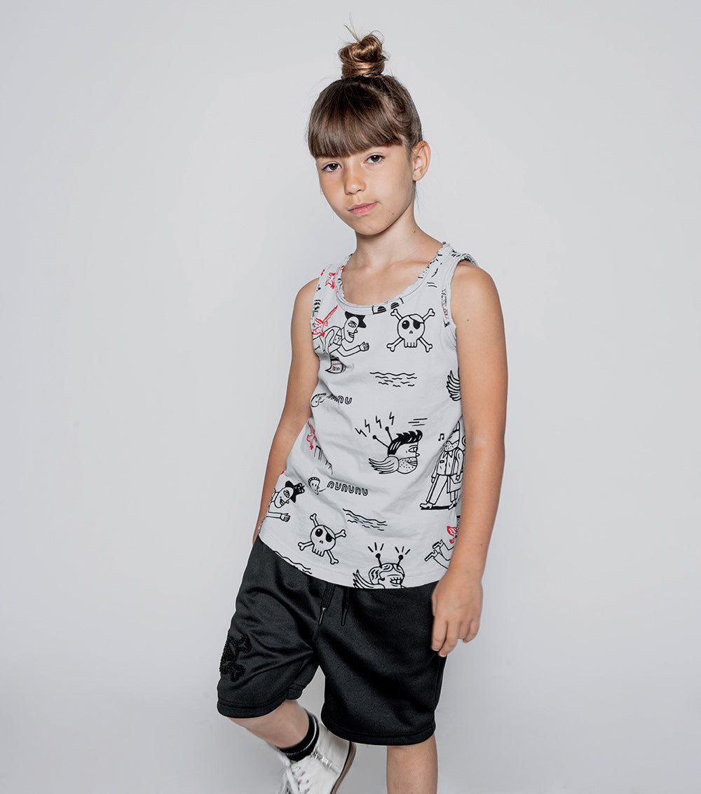 NUNUNU Ice Grey En Route Tanktop