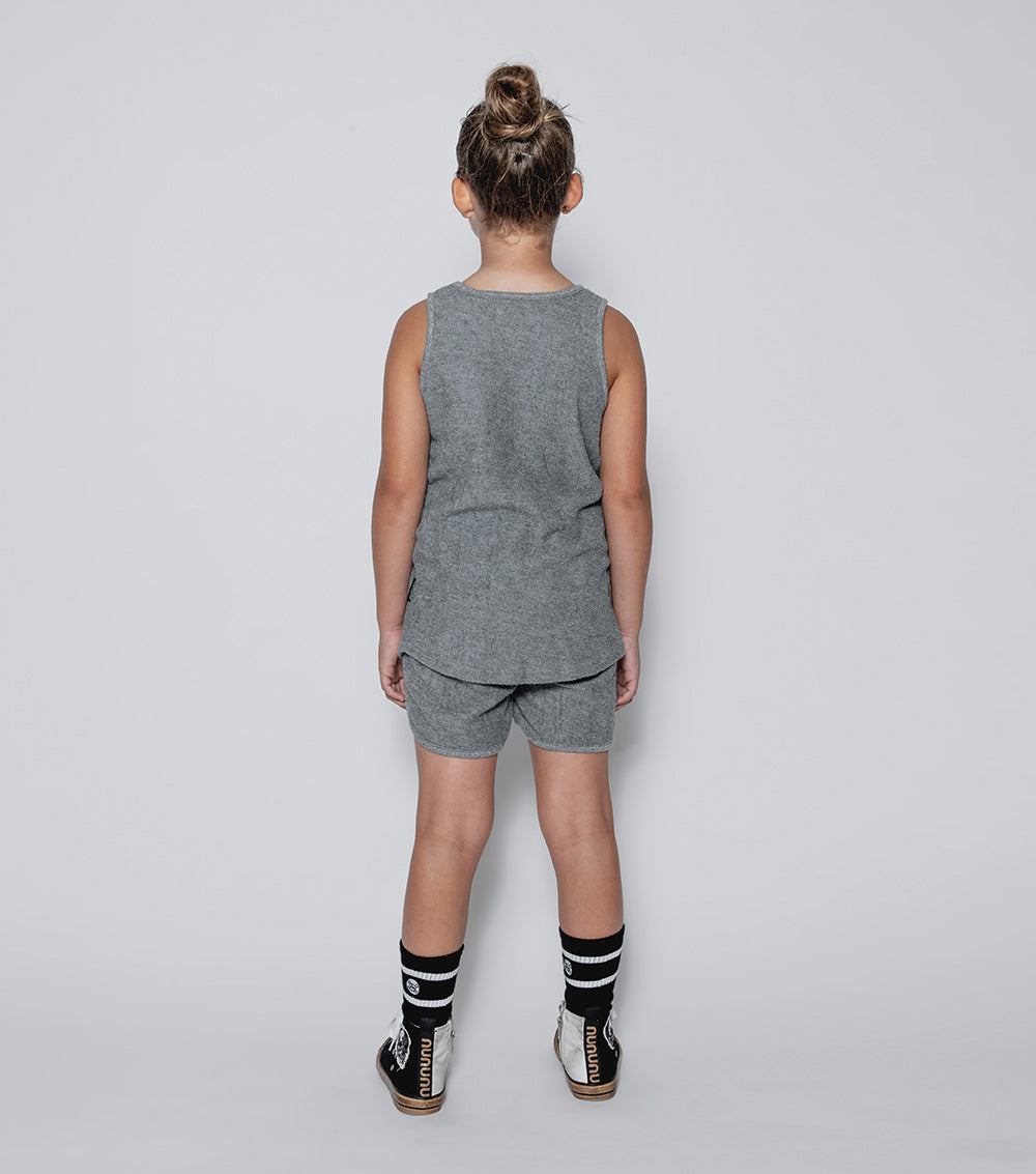 NUNUNU Dusty Hthr Grey Gym Set