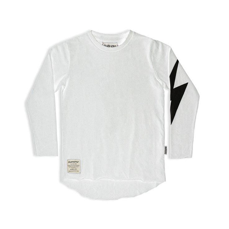 NUNUNU White Bolt Shirt