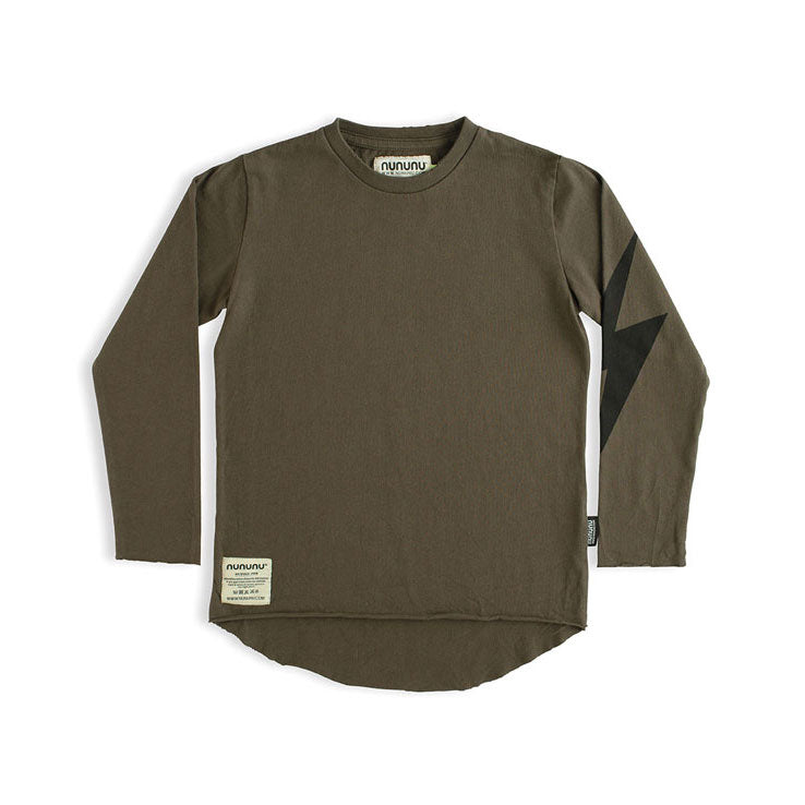 NUNUNU Olive Bolt Shirt