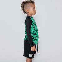 NUNUNU Green Bandaid Baseball Shirt