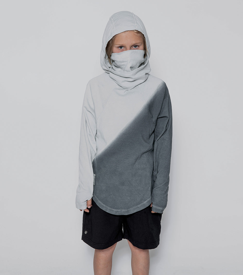 NUNUNU Icegrey/Dyegrey Gradient Ninja Shirt
