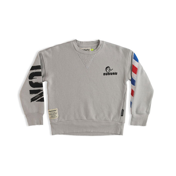 NUNUNU Ice Grey U Have Mail Sweatshirt