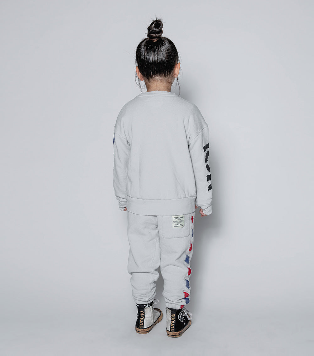NUNUNU Ice Grey U Have Mail Sweatshirt