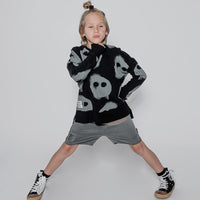 NUNUNU Black Melting Masks Box Sweatshirt