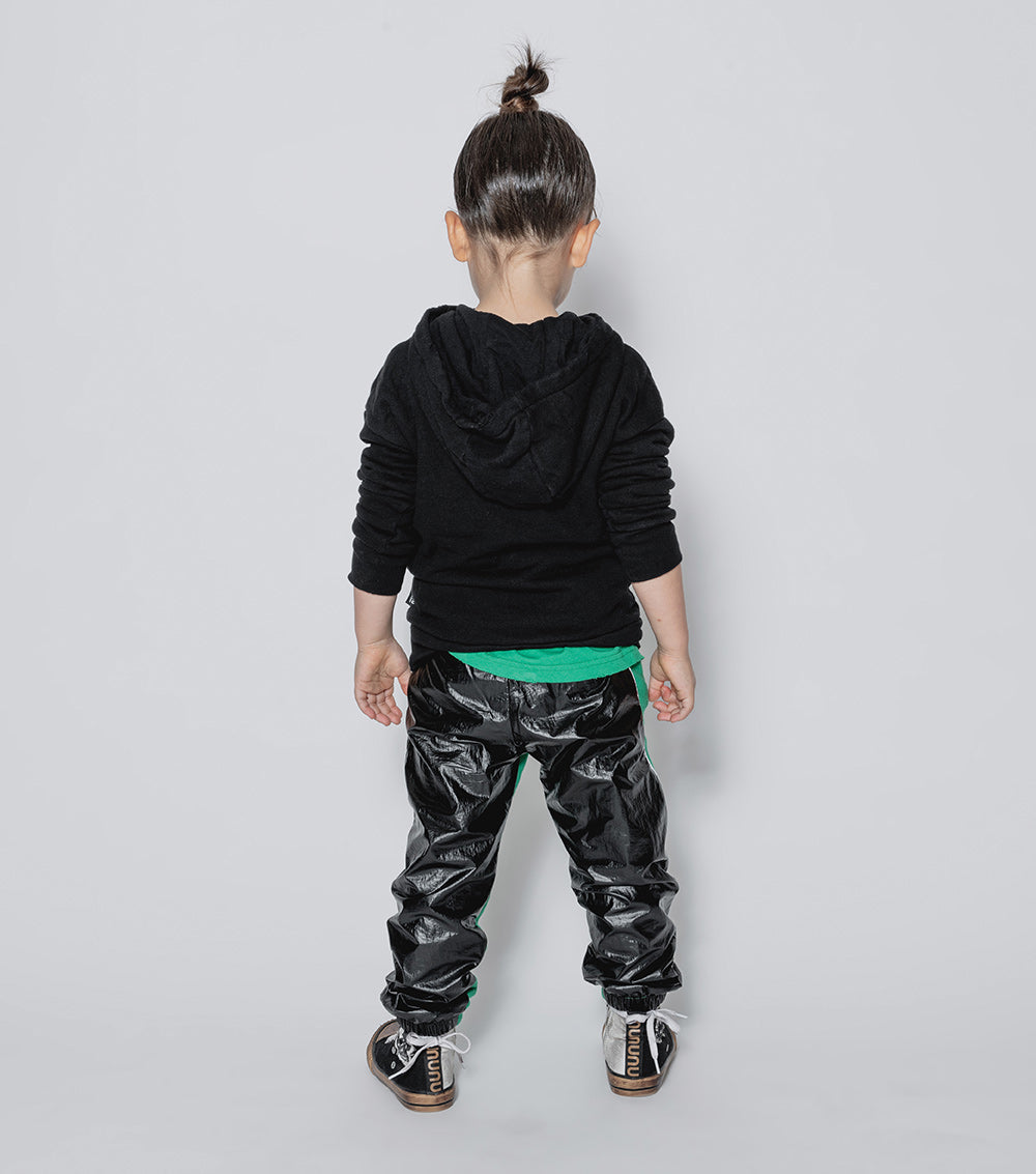 NUNUNU Black Rainbow Dude Patch Hoodie