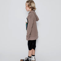 NUNUNU Earth Brown Rainbow Dude Patch Hoodie