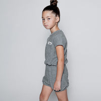 NUNUNU Dusty Hthr Grey Cuddle Yoga Overall