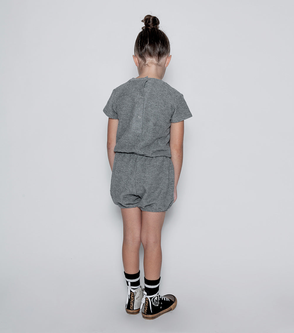 NUNUNU Dusty Hthr Grey Cuddle Yoga Overall