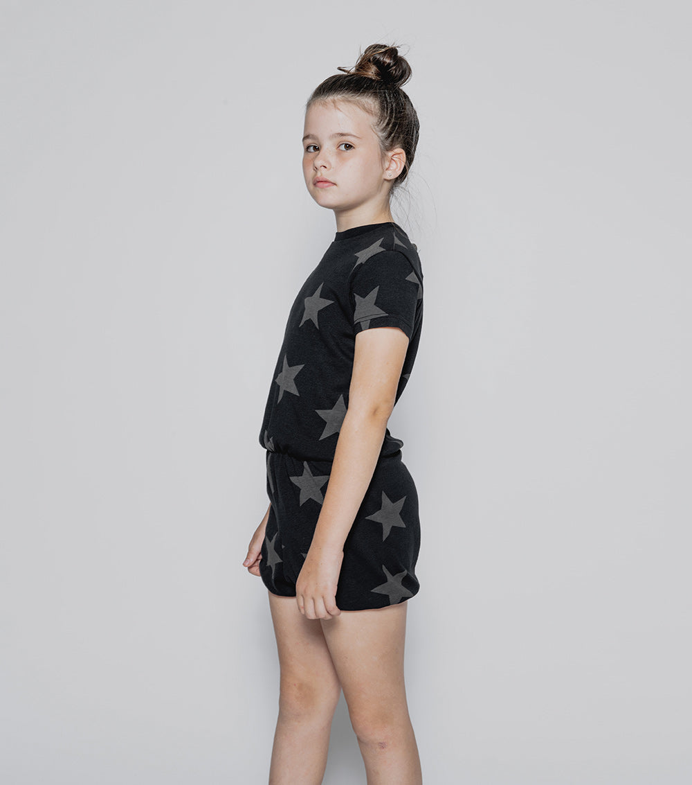 NUNUNU Black Star Yoga Overall