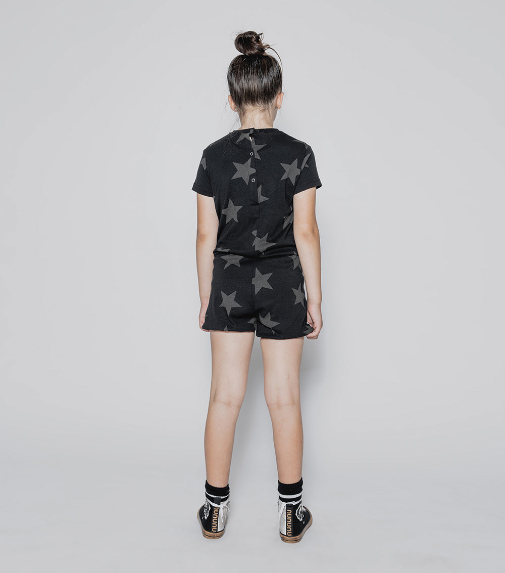 NUNUNU Black Star Yoga Overall