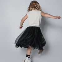 NUNUNU Natural/Black Magic Rainbow Dude Dress