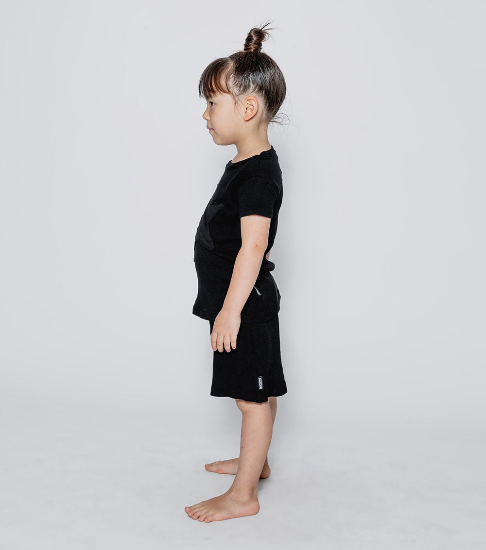 NUNUNU Black Star Patch Loungewear