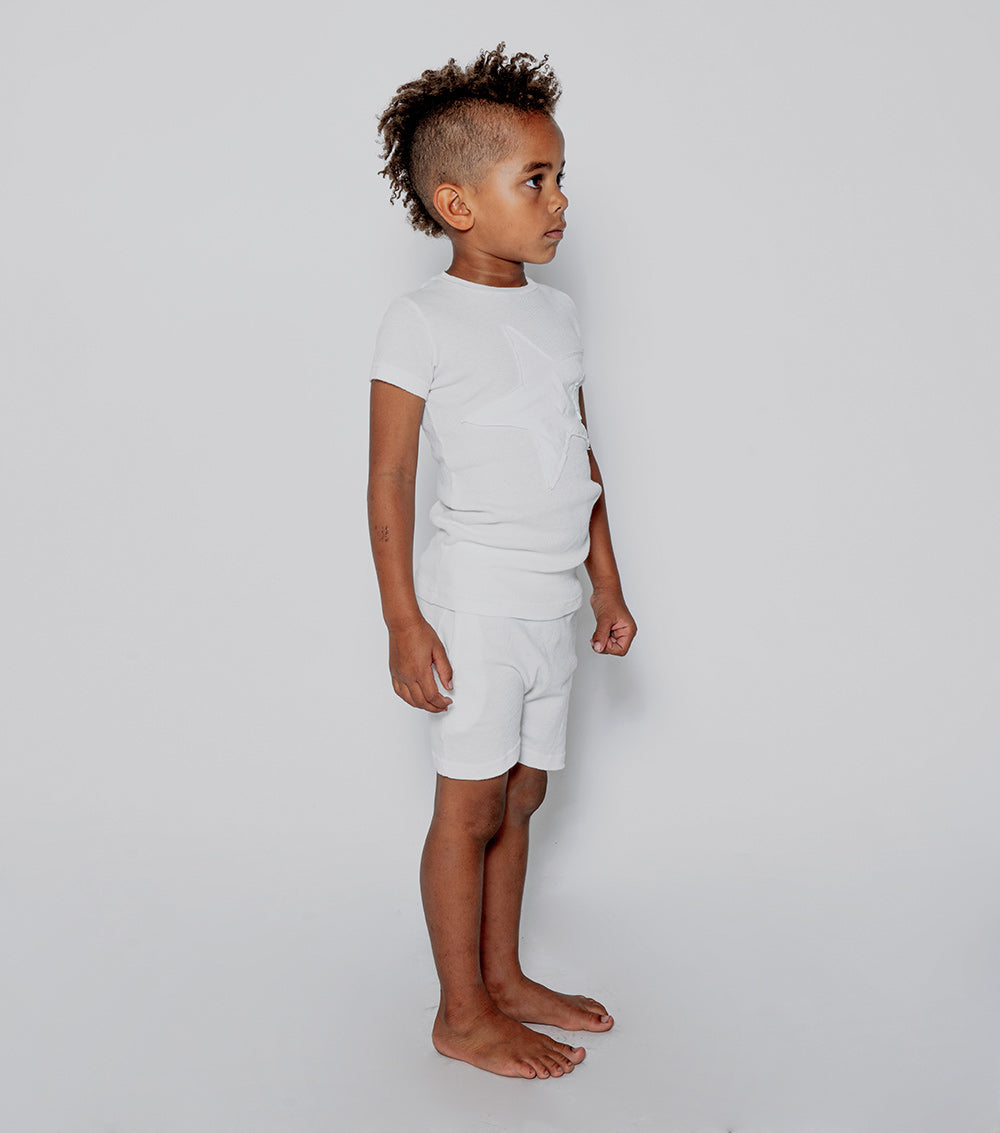NUNUNU White Star Patch Loungewear