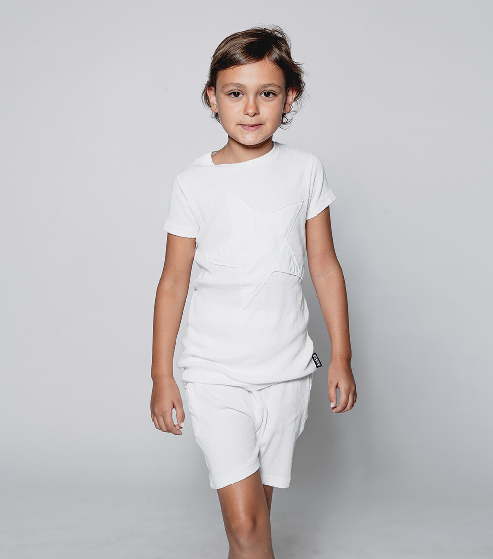 NUNUNU White Star Patch Loungewear