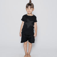 NUNUNU Black Star Patch Loungewear