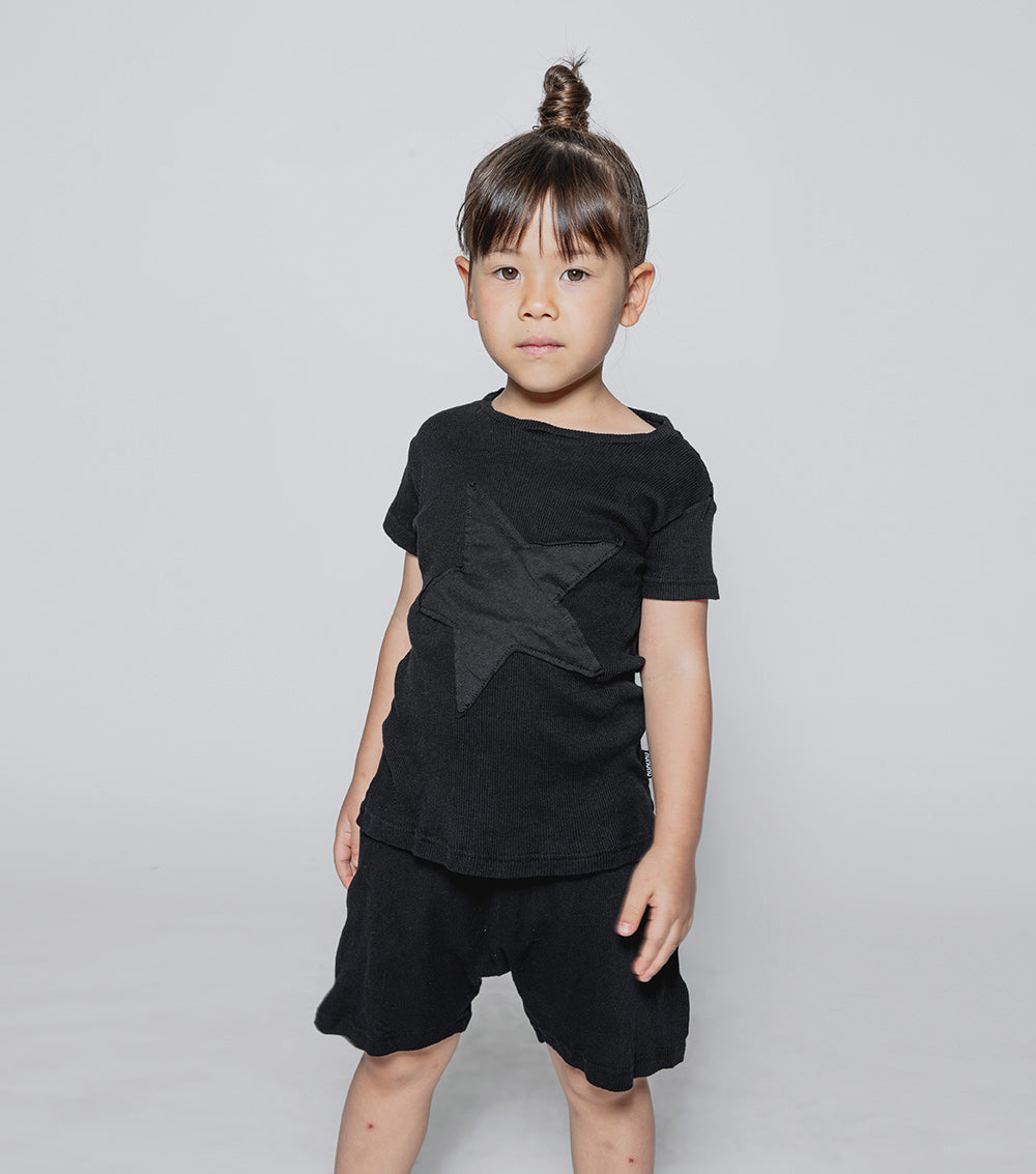 NUNUNU Black Star Patch Loungewear