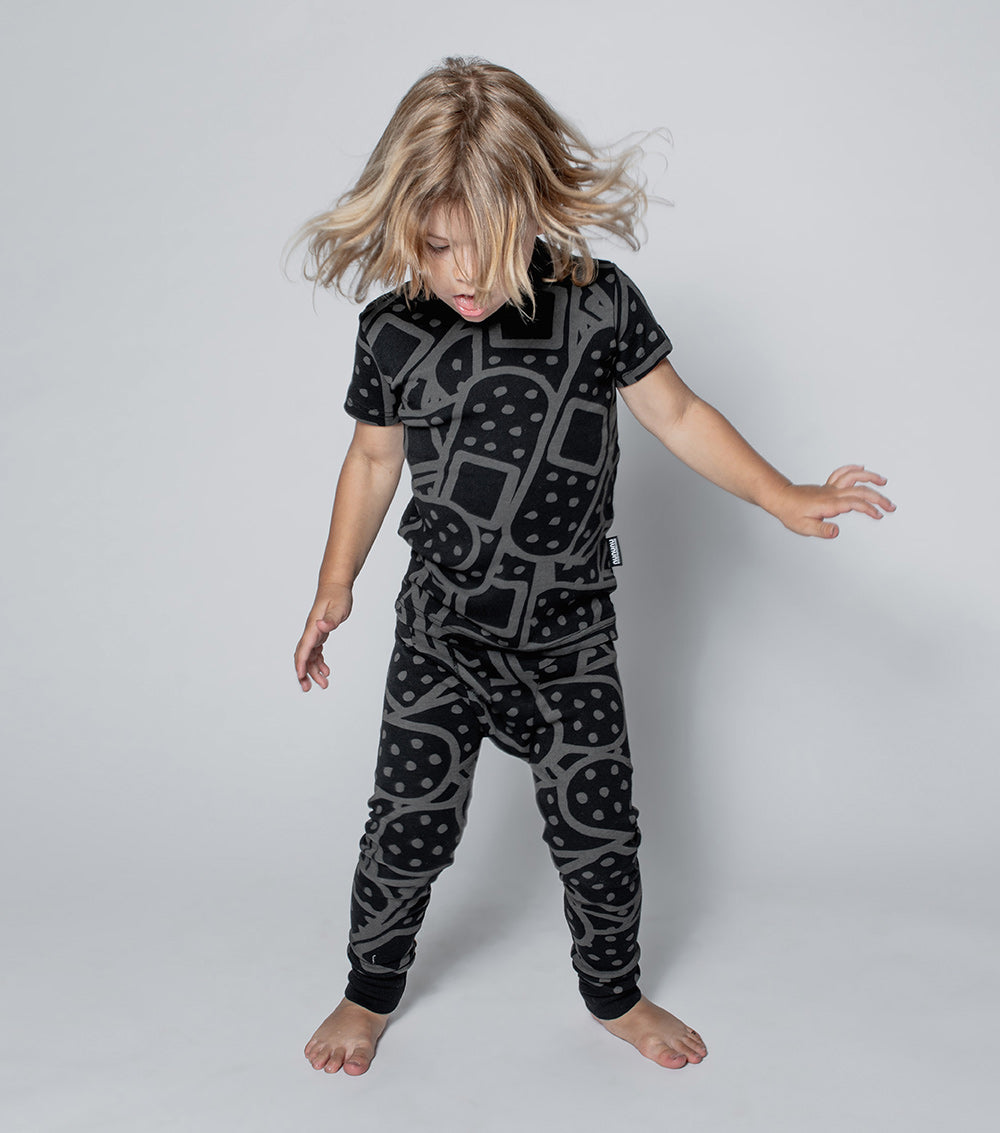 NUNUNU Black Bandaid Loungewear