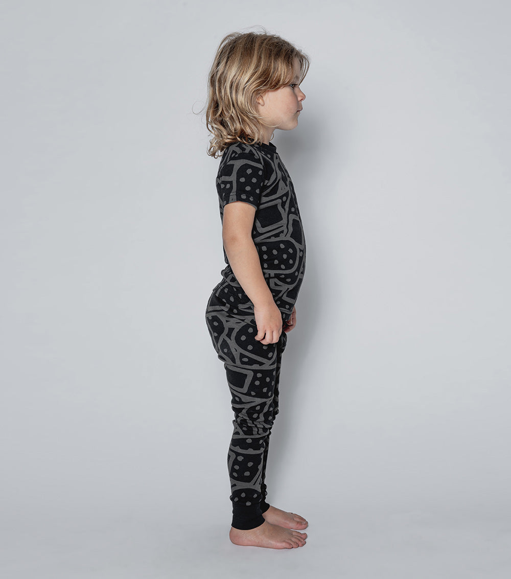 NUNUNU Black Bandaid Loungewear