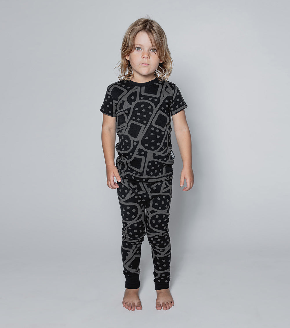 NUNUNU Black Bandaid Loungewear