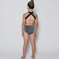 NUNUNU Sprinkle Silver Sporty Swimsuit