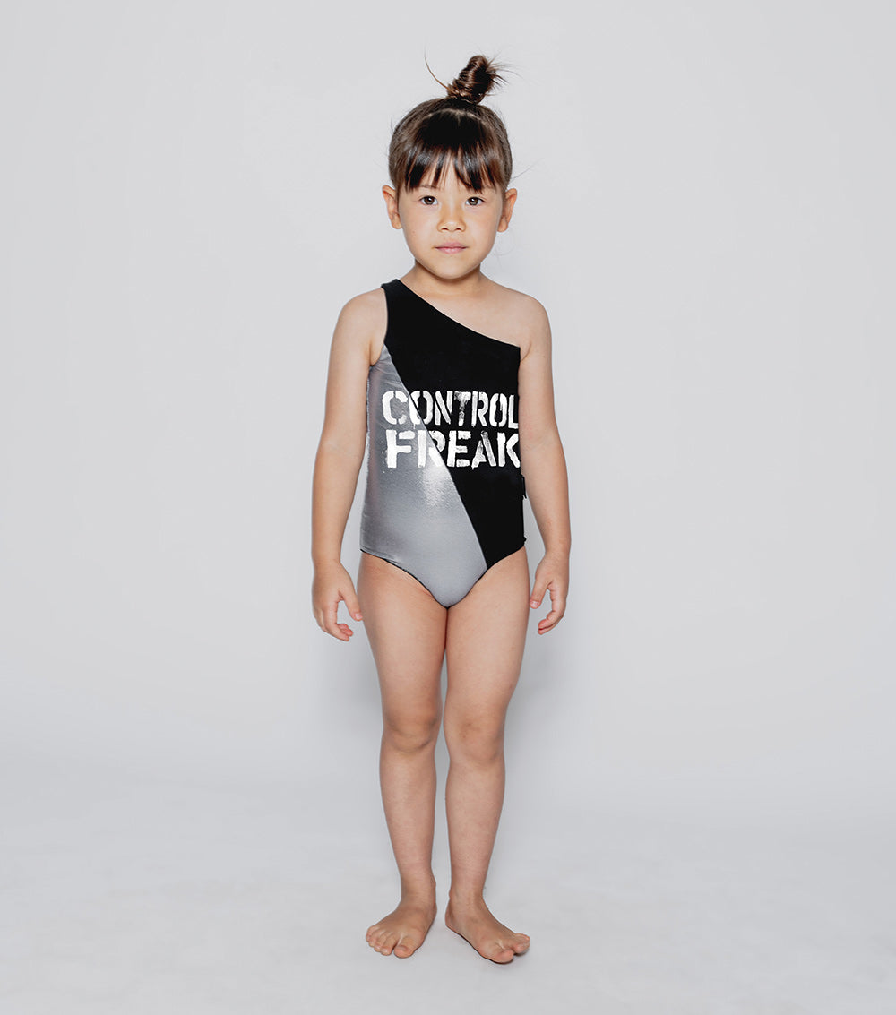 NUNUNU Met Grey/Black Cf Swimsuit