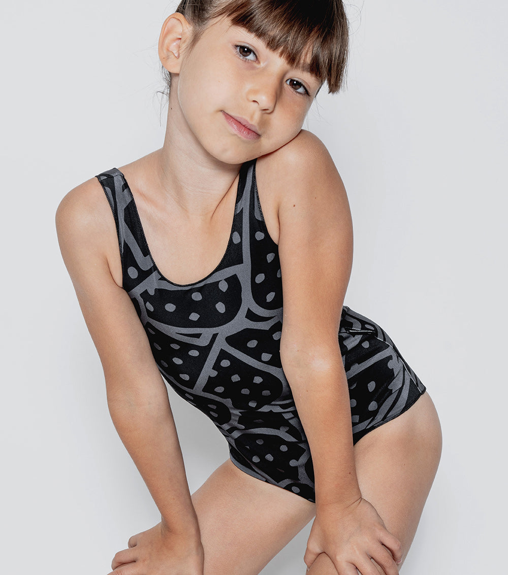 NUNUNU Black Bandaid Swimsuit