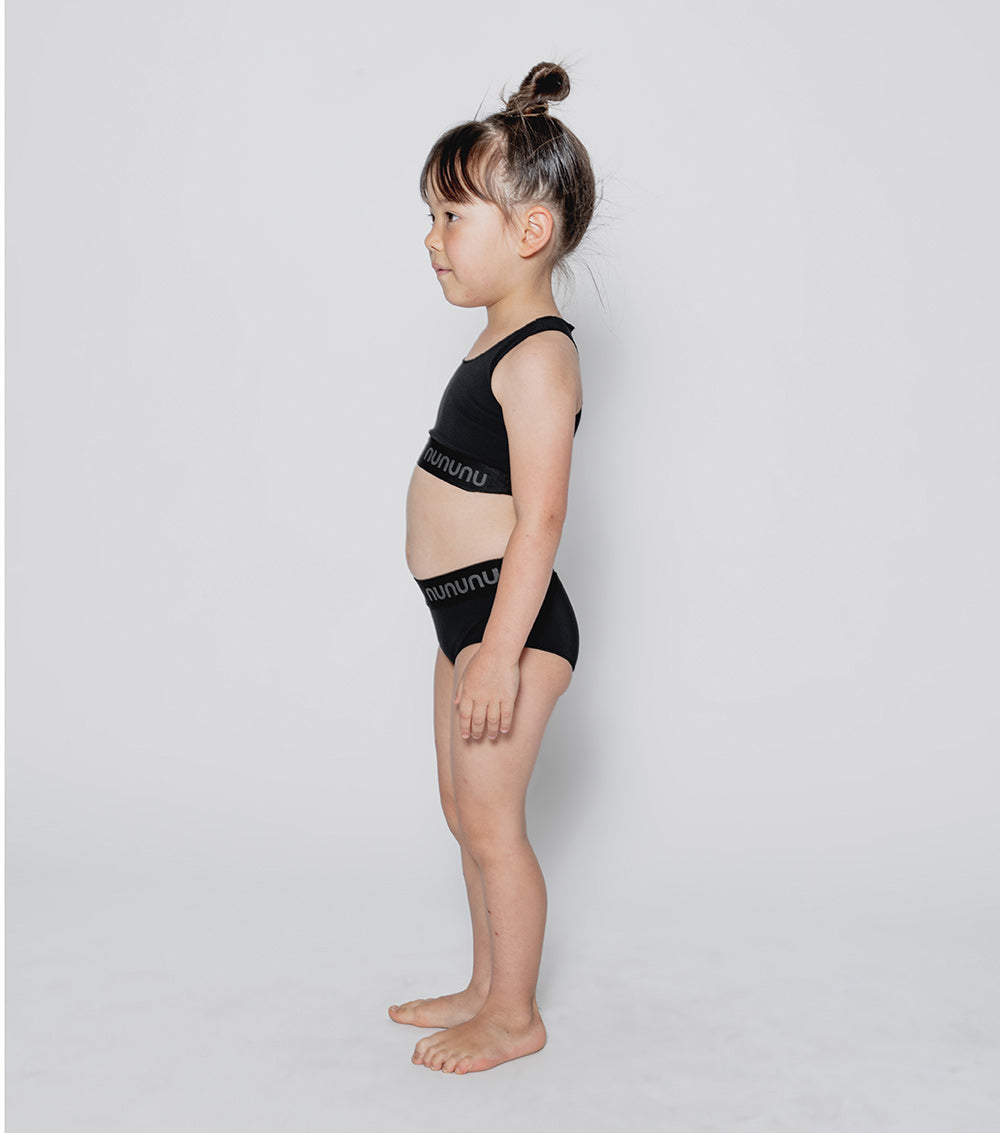 NUNUNU Black Sporty Bikini