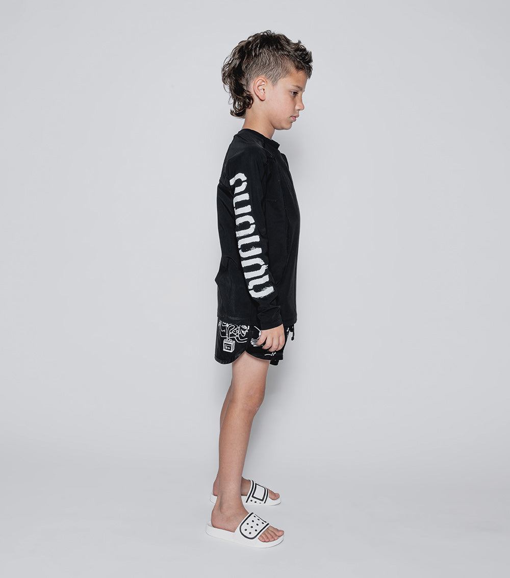 NUNUNU Black Long Sleeved Nu Rashguard