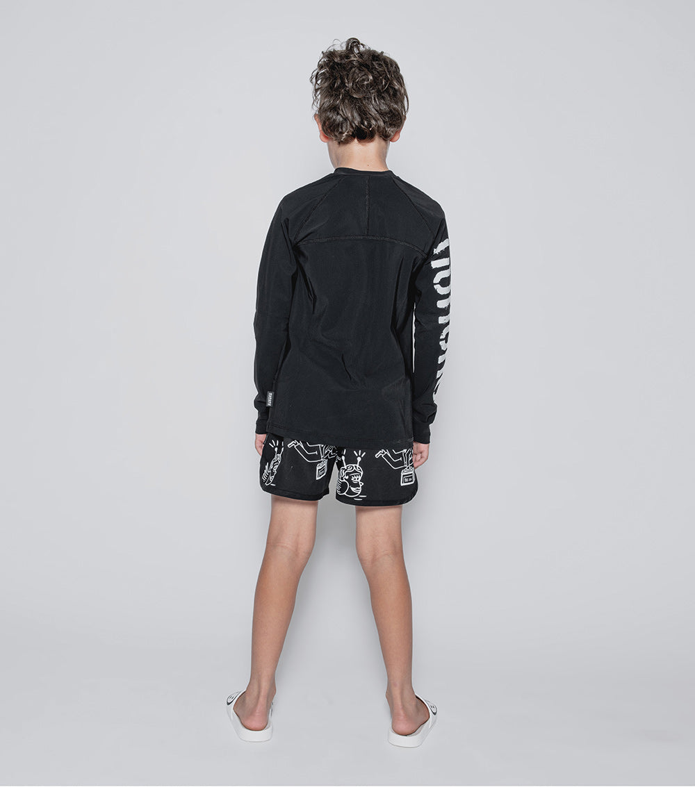 NUNUNU Black Long Sleeved Nu Rashguard