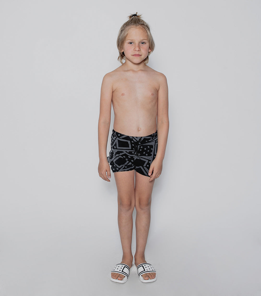 NUNUNU Black Bandaid Swinshorts
